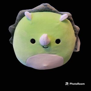 NWT 8" Triston the Triceratops Squishmallow Plush Dinosaur